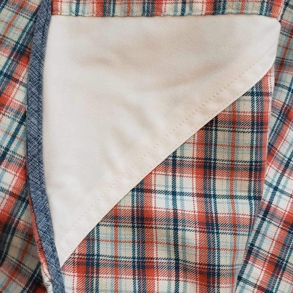 Orvis Shirt Flannel Men's Large Plaid Long Sleeve Button Up Active Fit Cotton - Picture 8 of 13